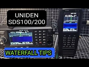 UNIDEN SDS100 - WATERFALL , HEAR AUDIO & VIEW LIVE SCOPE