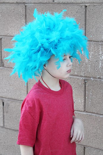 Simple DIY Thing 1 and Thing 2 Hair - 30 Minute Crafts