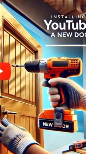 Installing a new door #viral #shorts #foryou