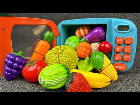 Learn Fruits and Vegetables! Cutting Toy Food | Educational Video for Kids | Pajama Party Rhymes