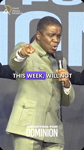 6.5K views · 3.4K reactions | Go into this week and make exploits for God. This will be the week you will be announced to the world for good! You are blessed when you go out and blessed when you come in, Amen. #DavidAbioyeMinistries #AnointingForDominion | Bishop David O. Abioye | Facebook