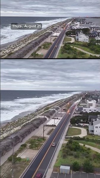 Sea Bright beaches get slammed