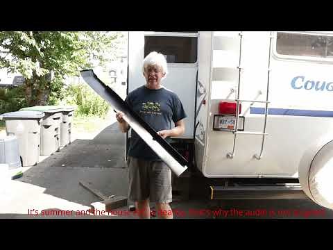 Keystone Cougar fifth wheel slide out repair with Duoform slide out ski