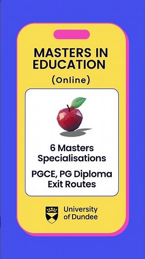 Get Your Master’s in Education Online – Study with the University of Dundee