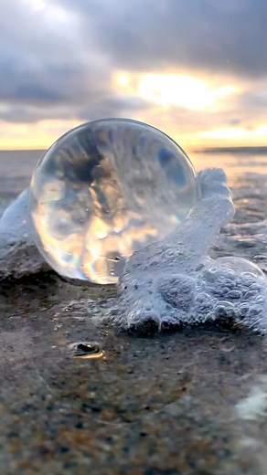 Mystical journey with the crystal ball… #crystalball #crystalballphotography #crystalballphoto ##lensball #lensballphotography #lensballoftheday #lensballphoto #lensballofinstagram #sphere #globe #creative #creativephotography #beachvibes #beachfun #sunrise #sunriselover #sunrisephotography #oceanlover #waves #seaside #seashore | Salisbury Sunrises