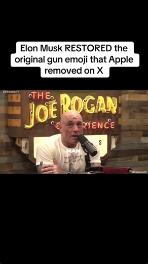 Elon Musk RESTORED the original gun emoji that Apple removed on X