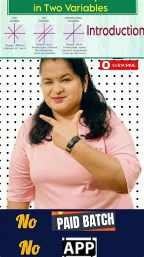 Consistent / Inconsistent Samjho 30 Sec me 😱#class10 #nidhi #linear #maths #shorts #shortsfeed #dgi