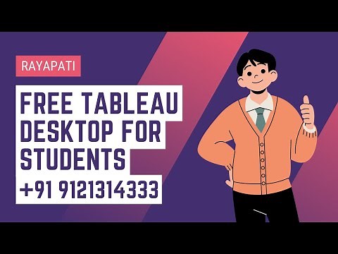 How to Download and install Tableau Public | Free Tableau Desktop for Students | Rayapati