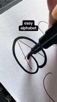 easy alphabet A-Z #graffiti #tutorial #bubblefont #learningtodraw #howrodraw