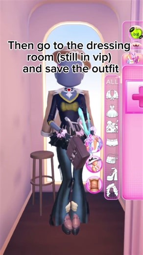 How to use vip items in freeplay without having vip #shorts #dti #dresstoimpress #vip #valentine