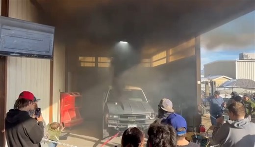 We have a new dyno record for mechanically injected IDIs, our sponsored 6.5 IDI race truck up in Colorado, owned by Tyler Loewen with Buckwild Motorsports, reset his previous record with a new number yesterday, 535hp and 913 ft lbs of torque, peaking horsepower close to 4000 rpms, all with just one of our two plunger .310" 130cc ICFC pumps! | Classic Diesel Designs