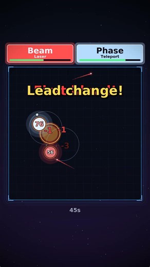 Laser vs Teleport Arena Fight