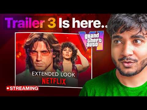 🔴 LIVE | GTA 6 Extended Look On Netflix + Trailer 3 Watch Party