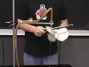 bending a water stream using electrostatic charges