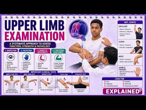 Upper Limb Examination Explained | Inspection, Power, Reflexes & Coordination