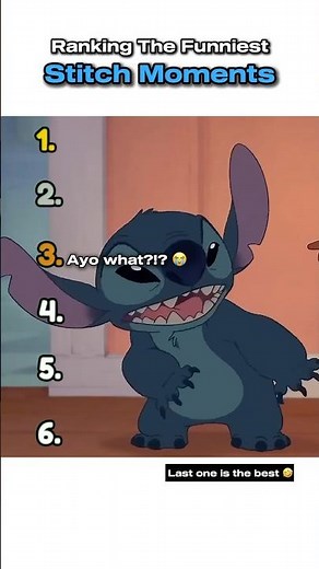 Ranking The Funniest Stitch Moments