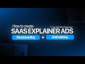 Creating SAAS Explainer AD From Scratch | Storyboard + Animations