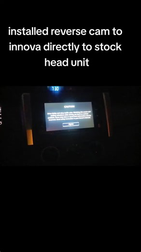 Reverse Camera Installation for Innova E Grade 2023