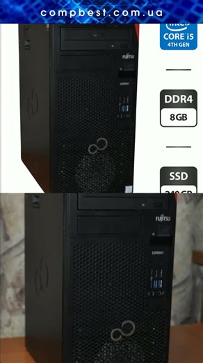 КОМП’ЮТЕР | НОУТБУК | МОНІТОР on Instagram: "Комп'ютер Fujitsu Esprimo P558 E85 Tower / Intel Core i5-8400 (6 ядер по 2.8 - 4.0 GHz) / 8 GB DDR4 / 240 GB SSD / Intel UHD Graphics 630 / DVD-ROM Ціна: 8529 грн https://compbest.com.ua/ua/komputer_fujitsu_esprimo_p558_e85_tower_intel_core_i5-8400_6_yader_po_2.8_-_4.0_ghz_8_gb_ddr4_240_gb_ssd_intel_uhd_graphics_630_dvd-rom/ 💻 CompBest - продаж брендових б/в комп'ютерів із Європи та США за найкращими умовами на ринку України. Гарантія. Без передоплат