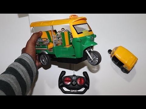 Remote Control Auto Rickshaw Modified Unboxing & Testing – Chatpat toy tv
