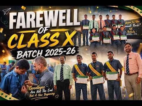Farewell Class X Batch 2025-26