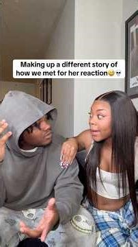 I forgot how we met..?!😳😅 #crazyreaction #coupleprank #funnypranks #couplevideo #viraltrend #lol