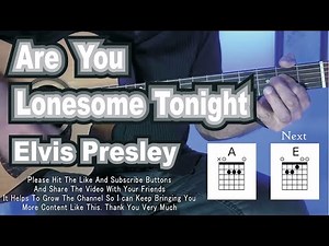 The BEST and EASIEST way to play ARE YOU LONESOME TONIGHT by ELVIS PRESLEY. Play Along with Vocals