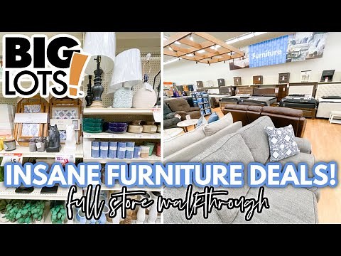 *FURNITURE SHOPPING* at Big Lots || Cheap Furniture finds for the WHOLE HOME + HOME ACCENTS to LOVE!