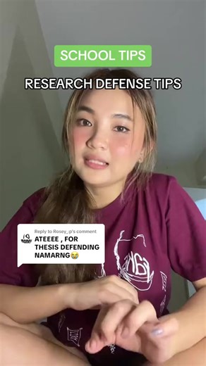 33K views · 1.2K reactions | Research defense tips for first-time researchers | Gianna Abao | Facebook
