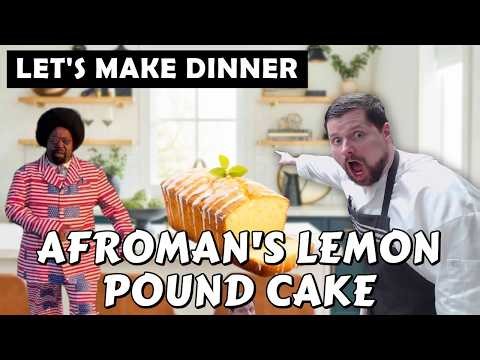 Afroman's Lemon Pound Cake!!! | Trav Is Cooking