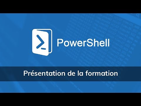 Vidéo présentation de la formation d'initiation à PowerShell