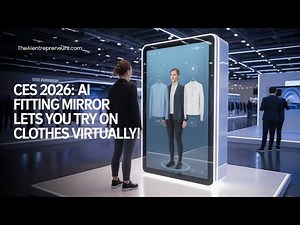 CES 2026: Newport AI's AI Fitting Mirror Lets You Try On Clothes Virtually!