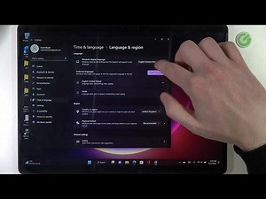 Microsoft Surface Pro X - How To Change System Language