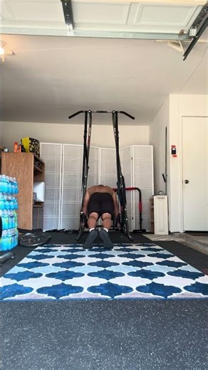 Rings pseudo planche push ups #fitover40 #strength #muscles #rings