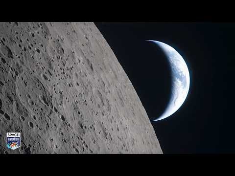 Artemis 2 crew's amazing views of Earth, Moon and a Solar Eclipse during lunar flyby - See in 4K