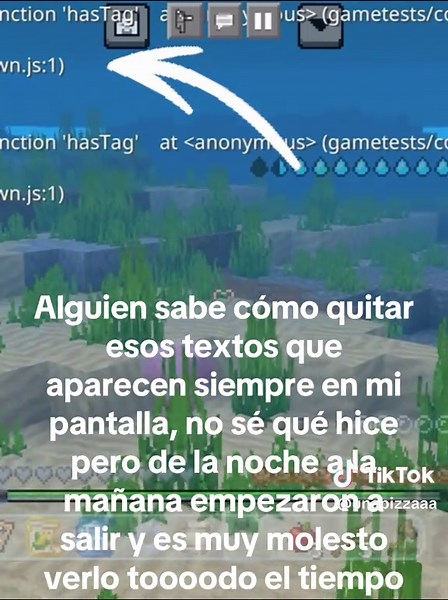 ¿Cómo quitar textos molestos en Minecraft?