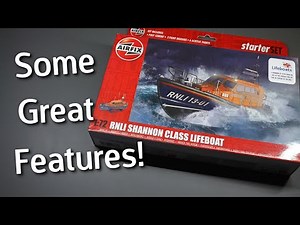 A Great Subject For A Model! Airfix RNLI Shannon Class Lifeboat Starter Set - Unboxing Review