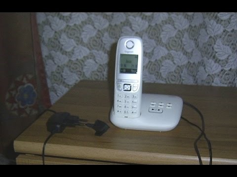 Funktionsprüfung-Gigaset A415A schnurloses Festnetztelefon mit Anrufbeantworter,wireless phone