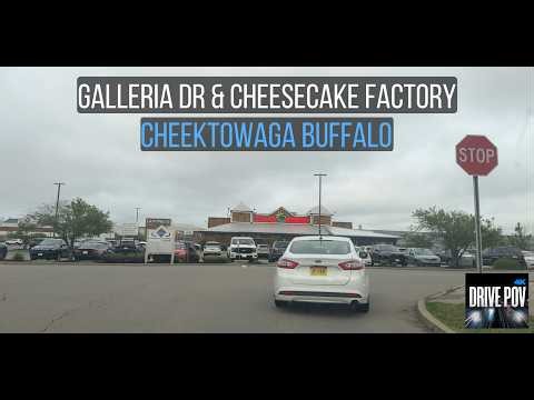Buffalo New York Suburban Drive 4K 🌥️ | Galleria Dr, Cheesecake Factory & Union Rd | Cheektowaga POV