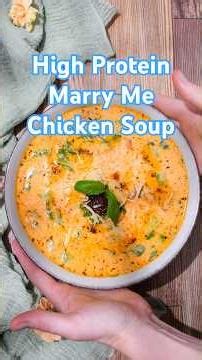High Protein Marry Me Chicken Gnocchi Soup Recipe #shorts