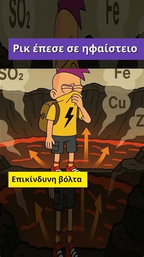 Ρικ έπεσε σε ηφαίστειο. Επικίνδυνη βόλτα