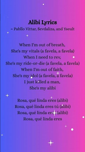 Alibi Song Lyrics | Sevdaliza | ft. pabllo Vittar | Yseult