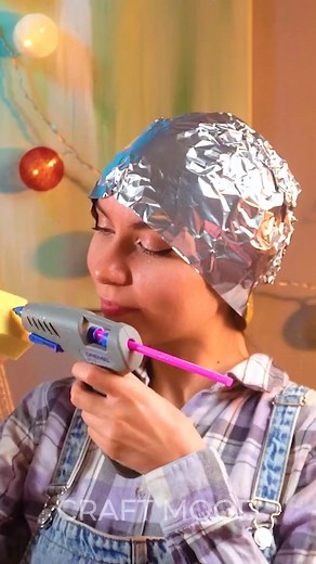 1.4M views · 10K reactions | How to create a stylish and safe helmet from foam and foil! ⚡️ | Craft Mood | Facebook