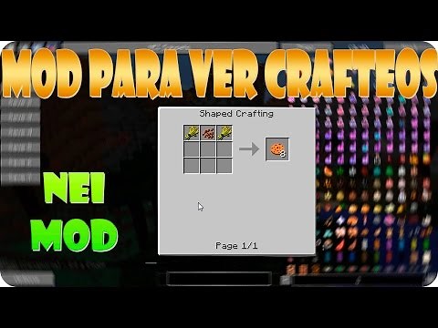 NEI MOD PARA MINECRAFT 1.9.4 / 1.9 / 1.8 / 1.7.10 / 1.7.2 | Los Crafteos y Recetas De Minecraft