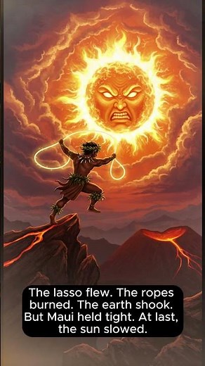 The Demigod Who Slowed the Sun #folklore #facts #creationmyth #mythology #ancient #creationstory