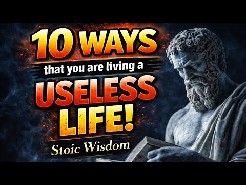 10 Ways to Know You Are Living a Useless Life | Stoic Wisdom That Will Change You Forever.
