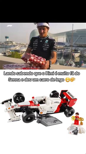 Kimi Antonelli e o Carro de LEGO do Ayrton Senna