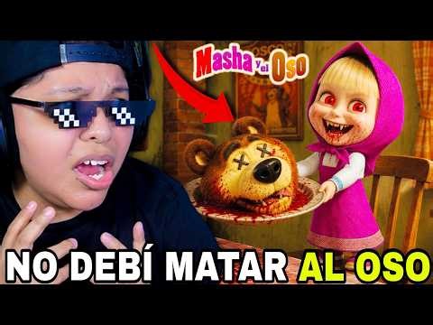 NO DEBI MAT4R AL OSO DE LA APP MALDITA MASHA Y EL OSO a las 3:00 AM 😱 | Pasó algo malo.. | Pathofail