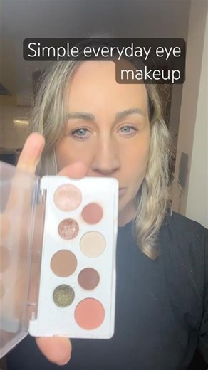 SIMPLE EVERYDAY EYE MAKEUP!! How to blend eyeshadows!! #how to #makeuphacks #beautytips #viralshorts