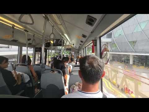 Ex-Budget Terminal Bus! Changi Airport Scania K230UB Euro V (PC843D) on T4 Shuttle (T1/Jewel - T4)